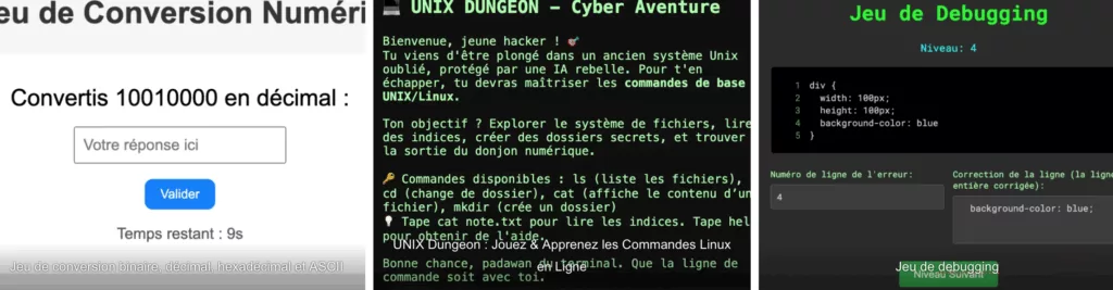 Jeu informatique