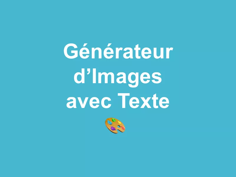image avec texte